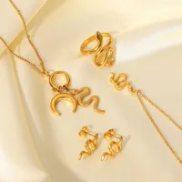 Stainless Steel Titanium Steel Fashion Plating Geometric Necklace main image 4