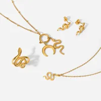 Stainless Steel Titanium Steel Fashion Plating Geometric Necklace main image 5