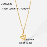 Stainless Steel Titanium Steel Fashion Plating Geometric Necklace sku image 2