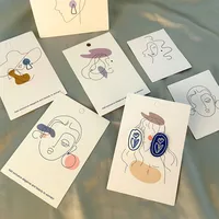 Fashion Cartoon Paper Jewelry Accessories main image 4