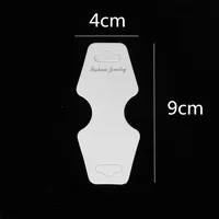 Factory Wholesale Spot Jewelry Packaging Card Paper Korean Jewelry Card New Titanium Steel Necklace Bracelet Folding Card main image 2