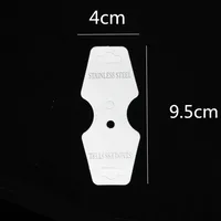 Factory Wholesale Spot Jewelry Packaging Card Paper Korean Jewelry Card New Titanium Steel Necklace Bracelet Folding Card main image 3