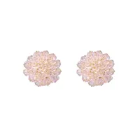 Flower Synthetic Resin No Inlaid Earrings main image 5