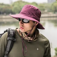 New Outdoor Folding Hats Women's Summer Quick-drying Fisherman Hat main image 3