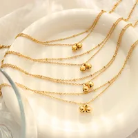 Fashion Bell Anklet Titanium Steel 18k Beach Simple Feet Jewelry main image 2