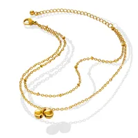 Fashion Bell Anklet Titanium Steel 18k Beach Simple Feet Jewelry main image 5
