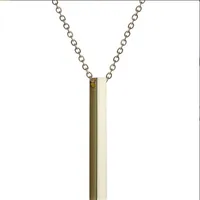 Simple Style Geometric Stainless Steel Titanium Steel Plating Men's Pendant Necklace sku image 11