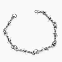 Wholesale Jewelry Punk Style Thorns Chain Necklace Bracelet Nihaowholesale sku image 2