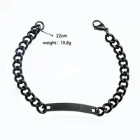 Simple Style Geometric Titanium Steel No Inlaid Bracelets In Bulk sku image 4