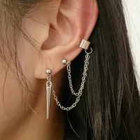 Wholesale Jewelry Vintage Style Letter Alloy Earrings sku image 16