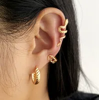 Wholesale Jewelry Vintage Style Letter Alloy Earrings sku image 27
