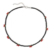 Simple Style Geometric Beaded Inlaid Pearls Women's Necklace sku image 28