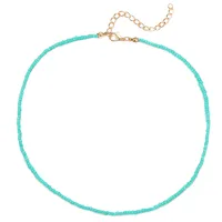 Simple Style Geometric Beaded Inlaid Pearls Women's Necklace sku image 2