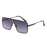 Fashion One Piece Big Square Box Sunglasses Wholesale sku image 4