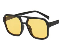 Retro Geometric Resin Polygon Full Frame Women's Sunglasses sku image 1