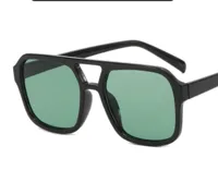 Retro Geometric Resin Polygon Full Frame Women's Sunglasses sku image 4