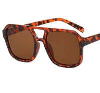 Retro Geometric Resin Polygon Full Frame Women's Sunglasses sku image 7