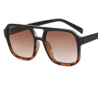 Retro Geometric Resin Polygon Full Frame Women's Sunglasses sku image 8