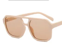 Retro Geometric Resin Polygon Full Frame Women's Sunglasses sku image 10