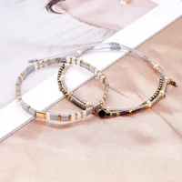 New Boho Glass Beads Hand-beaded Pearl Bracelet main image 2