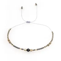 New Boho Glass Beads Hand-beaded Pearl Bracelet main image 4