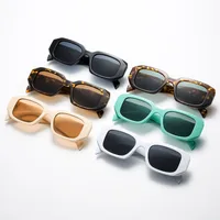 Fashion Square Small Frame Female Wide Leg Sunglasses main image 3