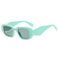 Fashion Square Small Frame Female Wide Leg Sunglasses sku image 6