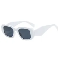 Fashion Square Small Frame Female Wide Leg Sunglasses sku image 3