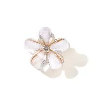 Crystal Five-petal Flower Small Clip Hair Bangs main image 5