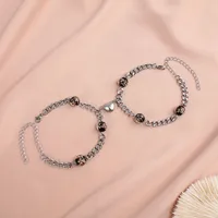 Novelty Geometric 304 Stainless Steel No Inlaid Bracelets In Bulk main image 1