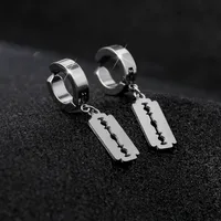 Geometric Metal No Inlaid Earrings main image 2