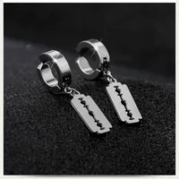 Geometric Metal No Inlaid Earrings main image 1