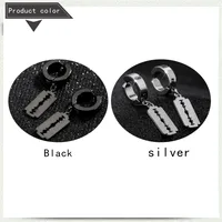 Geometric Metal No Inlaid Earrings main image 5