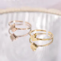 Wholesale Jewelry Lady Bow Knot Titanium Steel 18K Gold Plated Carving main image 3