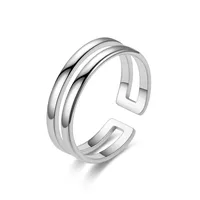 Lady Geometric Titanium Steel Carving sku image 7