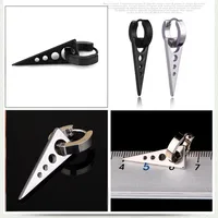 Fashion Simple Geometric Titanium Steel Ear Bone Clip Triangle Ear Clip main image 2