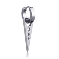 Fashion Simple Geometric Titanium Steel Ear Bone Clip Triangle Ear Clip sku image 2