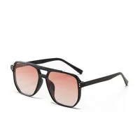 Wholesale Solid Color Square Frame Sunglasses Nihaowholesale sku image 3
