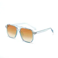 Wholesale Solid Color Square Frame Sunglasses Nihaowholesale sku image 4