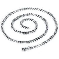 Titanium Steel Stoving Varnish Geometric Necklace main image 4