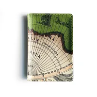 Korean Map Passport Bag Travel  Passport Clip Creative Passport Set  Bag Hot Sale Wholesale Nihaowholesale sku image 3