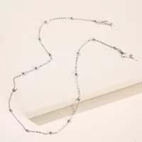 Fashion Geometric Beads Pearl Glasses Chain sku image 2