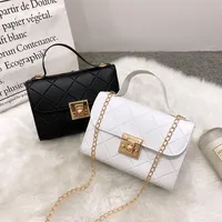 Small Pu Leather Square Bag main image 4