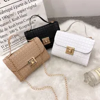 Small Pu Leather Square Bag main image 3