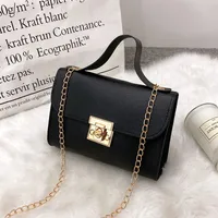 Small Pu Leather Square Bag sku image 2