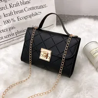 Small Pu Leather Square Bag sku image 5