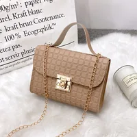 Small Pu Leather Square Bag sku image 7