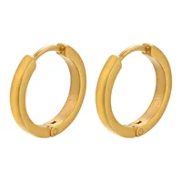 Fashion Geometric 304 Stainless Steel 18K Gold Plated Earrings sku image 29