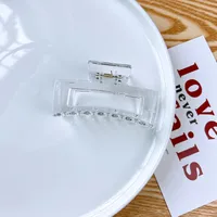 Grip Frosted New Hairpin Back Head Large Transparent Hair Claw Shark Clip Hairware Hairpin Hair Clip Female Summer sku image 18