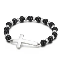 Fashion Letter Titanium Steel No Inlaid Bracelets In Bulk sku image 2